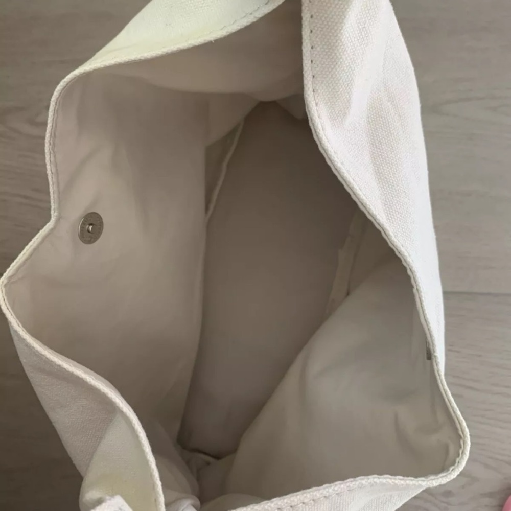 Popmart Labubu Beijing Tote Bag New Canvas Cream - Picture 10 of 10